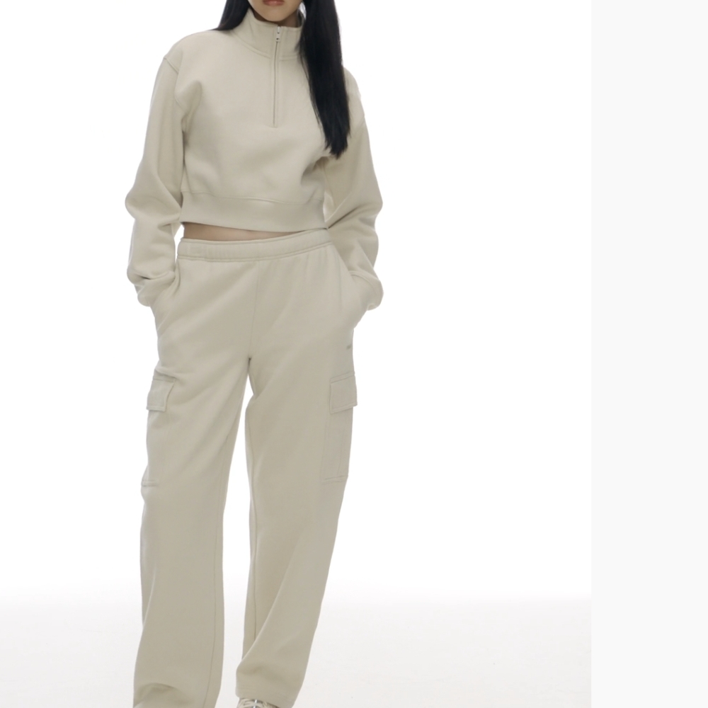 Aritzia TNA cozy fleece mega cargo